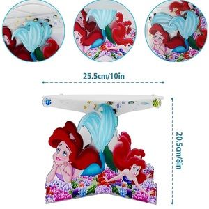 ariel little mermaid cake stand